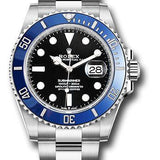 Rolex Submariner Date 41mm White Gold Black Dial Blue Cerachrom Bezel Oyster Bracelet – 126619LB