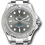 Rolex Yacht-Master 40 Steel and Platinum Dark Rhodium Dial Platinum Bezel Oyster Bracelet – 126622DKRH
