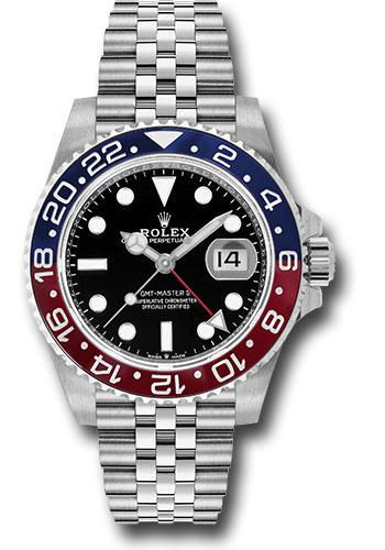Rolex GMT-Master II 40mm Oystersteel Black Dial Pepsi Red-Blue Cerachrom Bezel Jubilee Bracelet – 126710BLRO