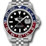 Rolex GMT-Master II 40mm Oystersteel Black Dial Pepsi Red-Blue Cerachrom Bezel Jubilee Bracelet – 126710BLRO
