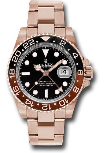 Rolex GMT-Master II 40mm Everose Gold Black Dial Root Beer – 126715CHNR