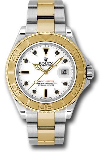 Rolex Yacht-Master 40 Steel and Yellow Gold White Dial Time-Lapse Bezel Oyster Bracelet – 16623W