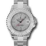 Rolex Yacht-Master 29 Steel and Platinum Platinum Dial Time-Lapse Bezel Oyster Bracelet – 169622