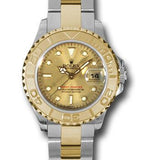 Rolex Yacht-Master 29 Steel and Yellow Gold Champagne Dial Time-Lapse Bezel Oyster Bracelet – 169623CH