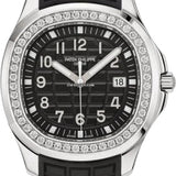 Patek Philippe Aquanaut Luce 38.8mm Stainless Steel Black Dial Diamond Bezel Rubber Strap – 5267/200A-001