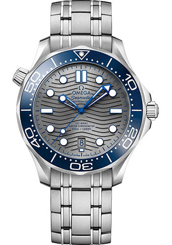 Omega Seamaster Diver 300M 42mm Steel PVD Chrome Ceramic Dial Unidirectional Bezel – 210.30.42.20.06.001