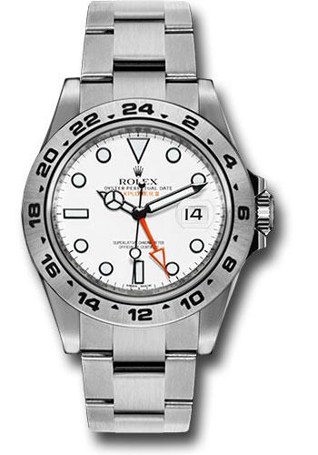 Rolex Explorer II 42mm Stainless Steel White Dial 24-Hour Bezel Oyster Bracelet – 216570W