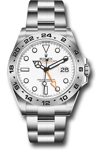 Rolex Explorer II 42mm Oystersteel White Dial 24-Hour Bezel Oyster Bracelet – 226570W