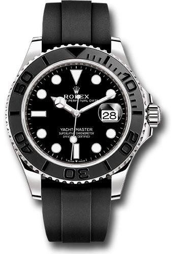 Rolex Yacht-Master 42 White Gold Black Dial Black Cerachrom Bezel Oysterflex Bracelet – 226659