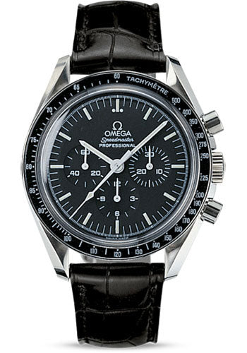 Omega Speedmaster Moonwatch Professional 42mm Steel Black Dial Sapphire Leather Strap – 311.33.42.30.01.002