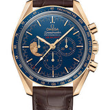 Omega Speedmaster Moonwatch Apollo XVII 45th Anniversary Limited Edition 42mm Yellow Gold Blue Ceramic Dial Leather Strap – 311.63.42.30.03.001