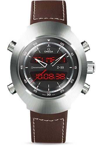 Omega Speedmaster Spacemaster Z-33 Chronograph 43x53mm Titanium Black Dial Leather Strap – 325.92.43.79.01.002
