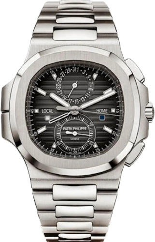 Patek Philippe Nautilus Flyback Chronograph Travel Time 40.5mm Stainless Steel Grey Dial – 5990/1A-001