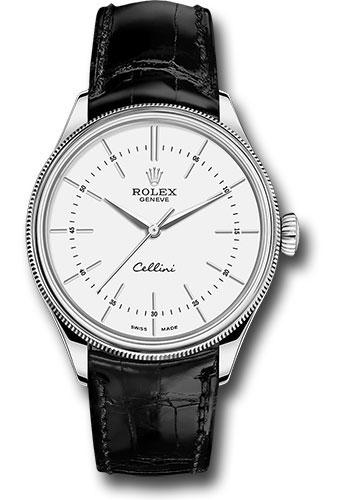Rolex Cellini Time 39mm White Dial White Gold – 50509