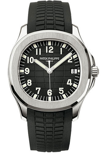 Patek Philippe Aquanaut 40mm Stainless Steel Embossed Black Dial Black Composite Strap – 5167A-001