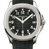 Patek Philippe Aquanaut 40mm Stainless Steel Embossed Black Dial Black Composite Strap – 5167A-001