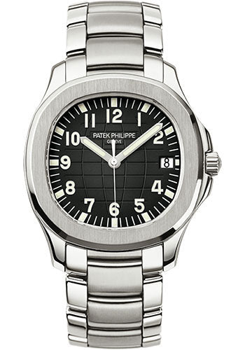 Patek Philippe Aquanaut 40mm Stainless Steel Embossed Black Dial Steel Bracelet – 5167/1A-001