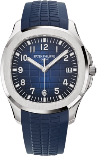 Patek Philippe Aquanaut Chronograph 42.2mm White Gold Blue Dial Composite Strap – 5968G-001