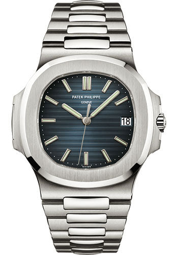 Patek Philippe Nautilus 40mm Stainless Steel Black-Blue Dial Steel Bracelet – 5711/1A-010