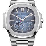 Patek Philippe Nautilus Moon Phases 40mm Stainless Steel Blue Dial Steel Bracelet – 5712/1A-001
