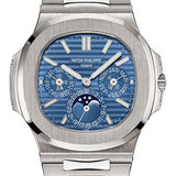 Patek Philippe Nautilus Grand Complication Perpetual Calendar White Gold Blue Sunburst Dial – 5740/1G-001