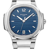 Patek Philippe Nautilus 35.2mm Stainless Steel Blue Opaline Dial Steel Bracelet – 7118/1A-001