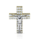 Holy Water Cross, 14K White Gold 9.53ct