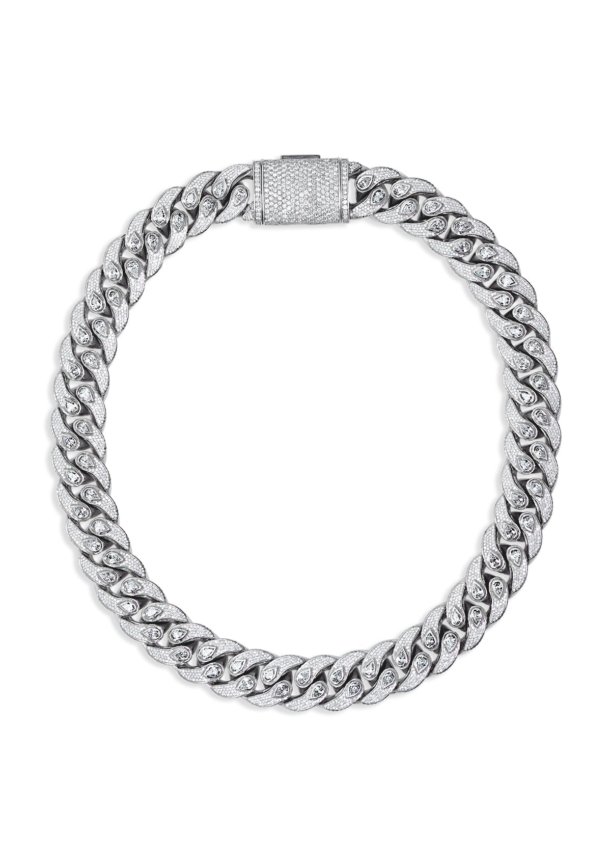 Teardrop Bandana Cuban Chain