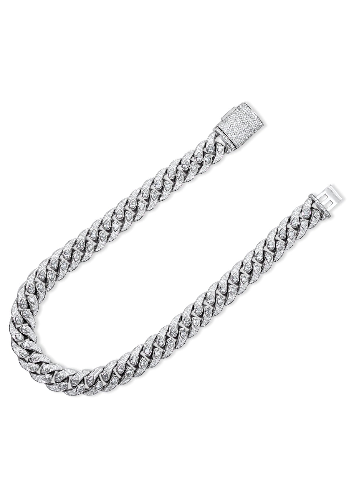 Teardrop Bandana Cuban Chain view 2