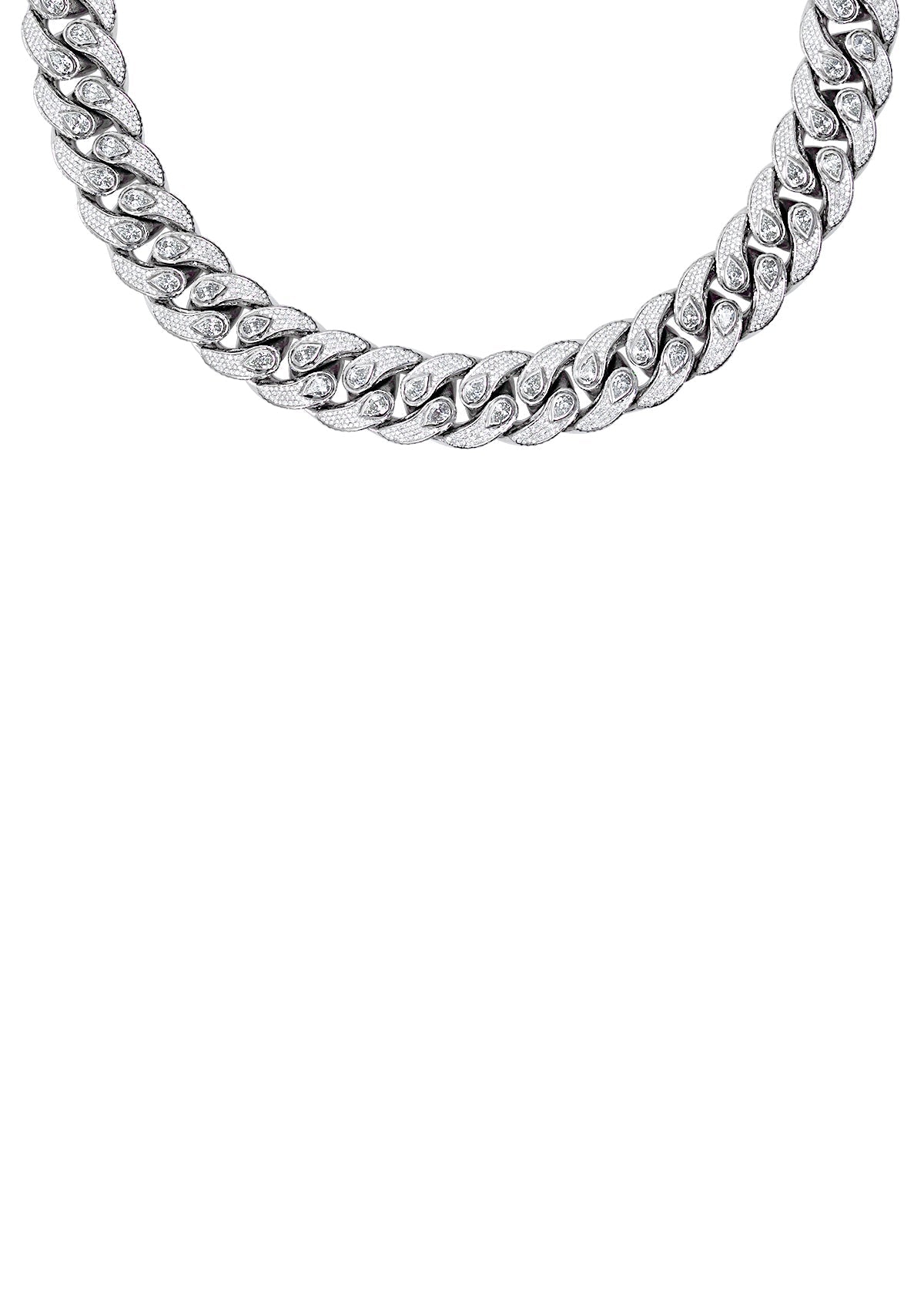 Teardrop Bandana Cuban Chain view 3