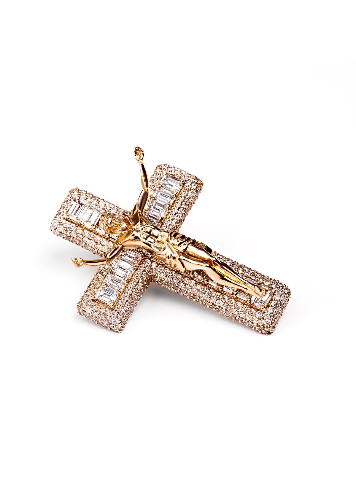 Holy Water Cross, 14K Rose Gold 9.51ct view 2