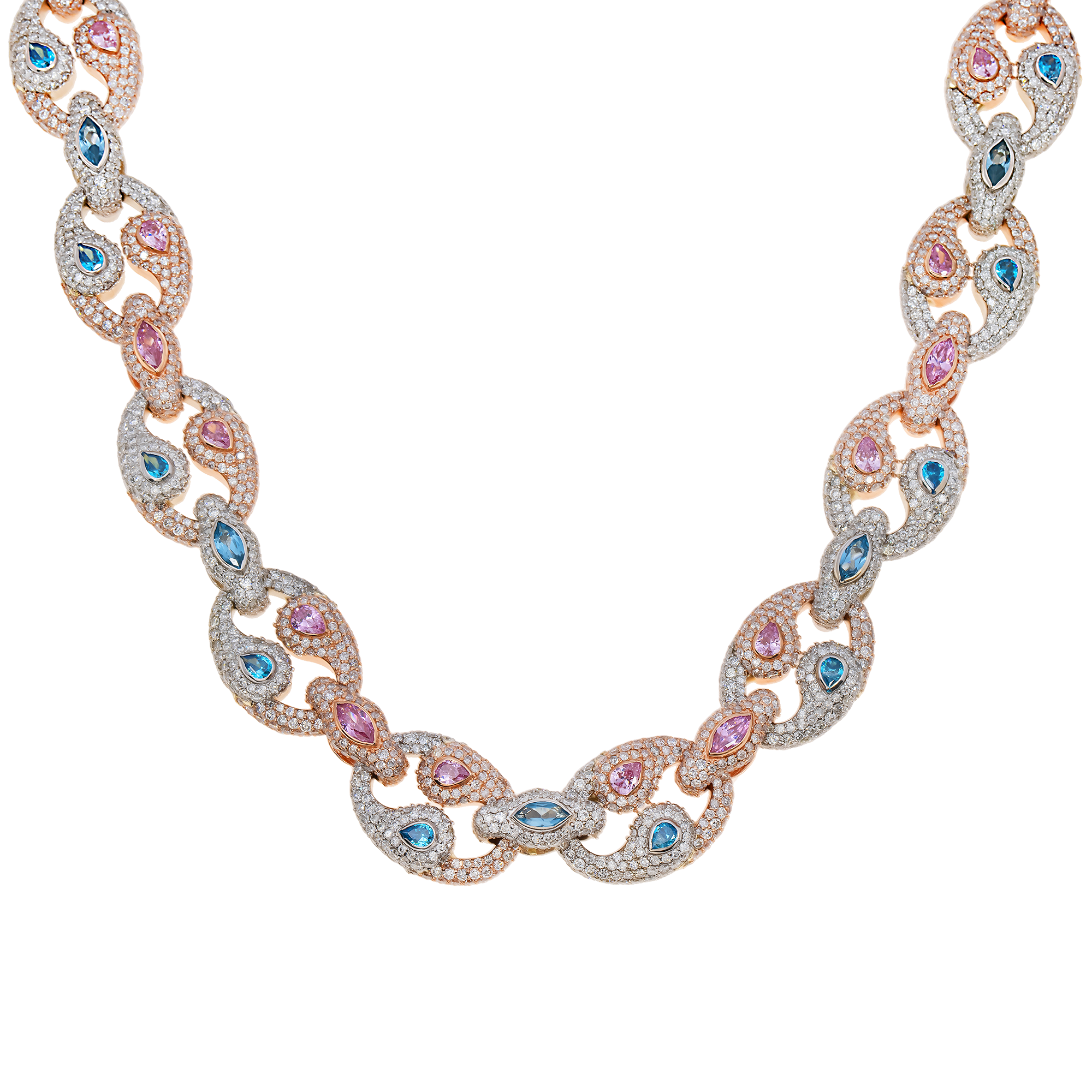 Diamond Ying Yang Necklace