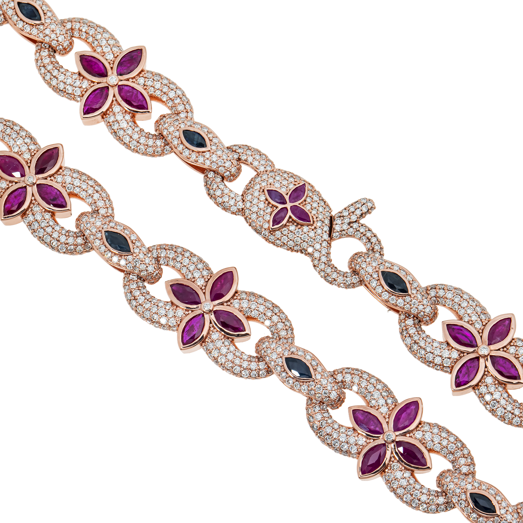 Infinity Star Diamond Necklace, 10K Rose Gold (2 of 2) view 2
