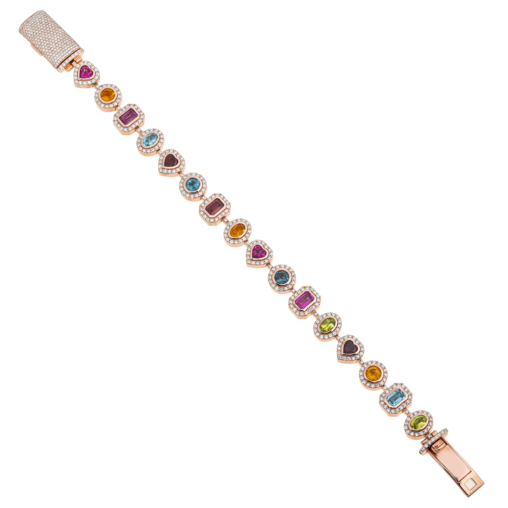 Multi Shape Colored Bracelet