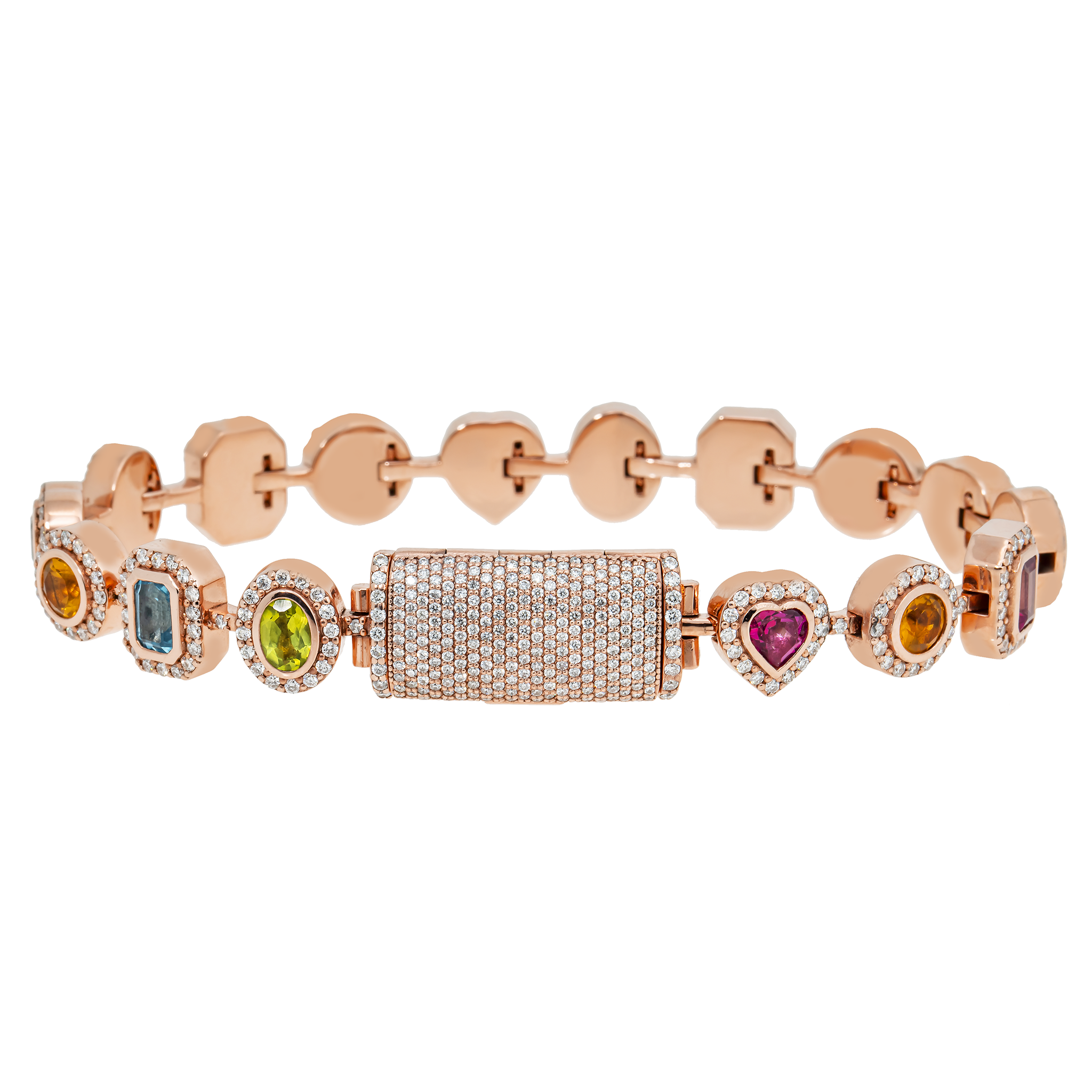 Multi Shape Colored Bracelet view 2