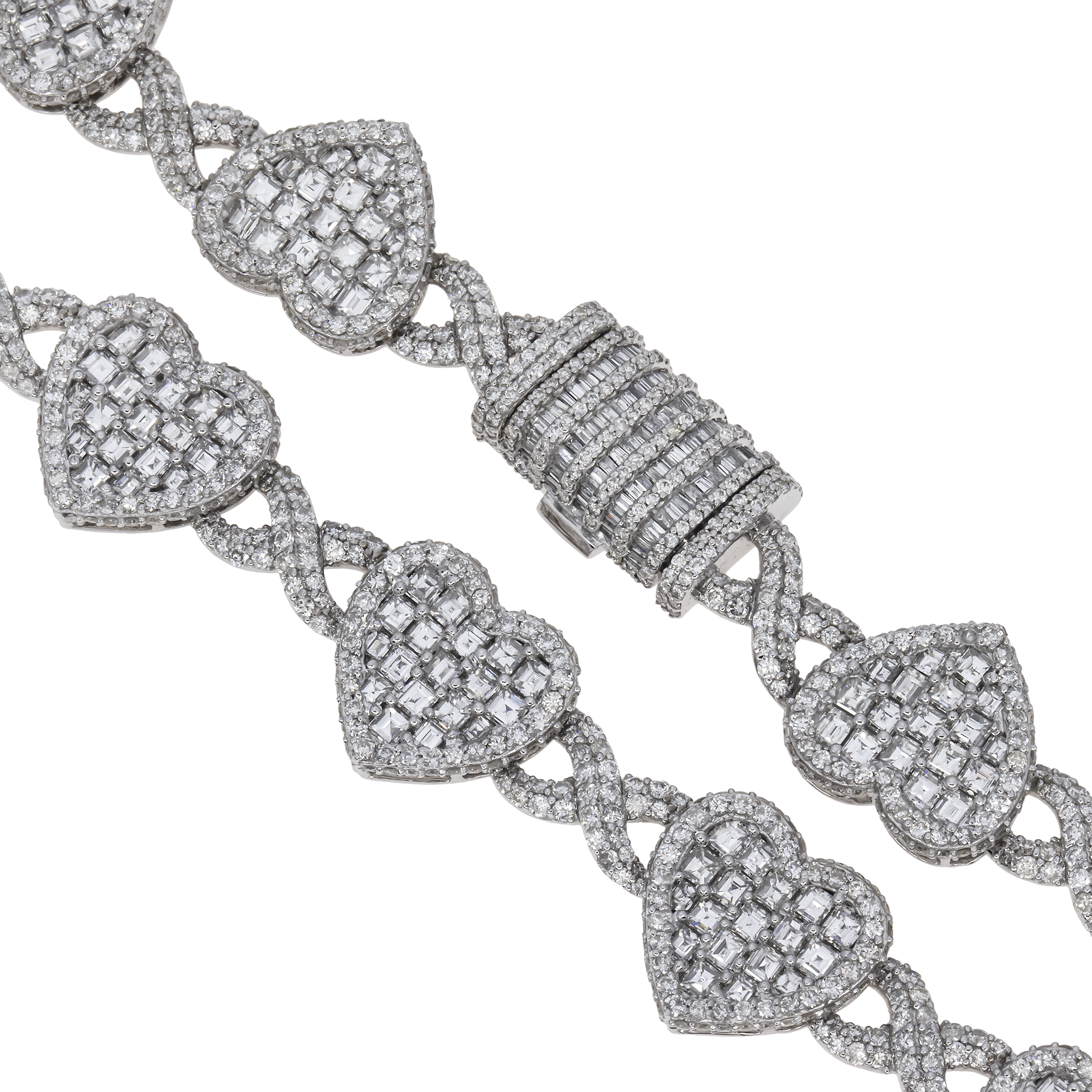 Diamond Infinity Heart Necklace