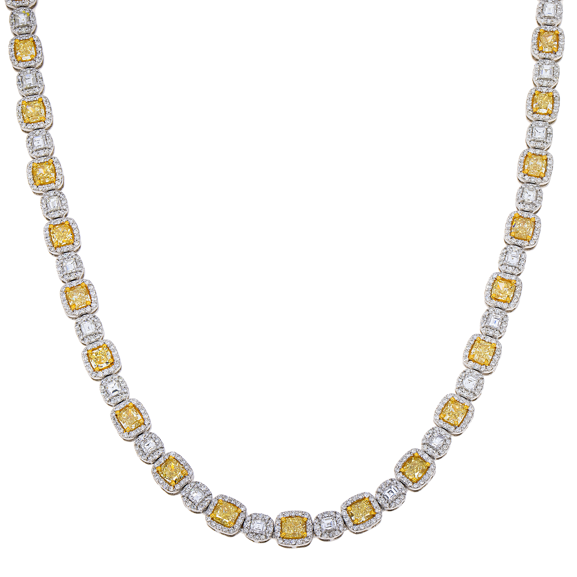 Lemonade Diamond Necklace, 14K White Gold (1 of 2)