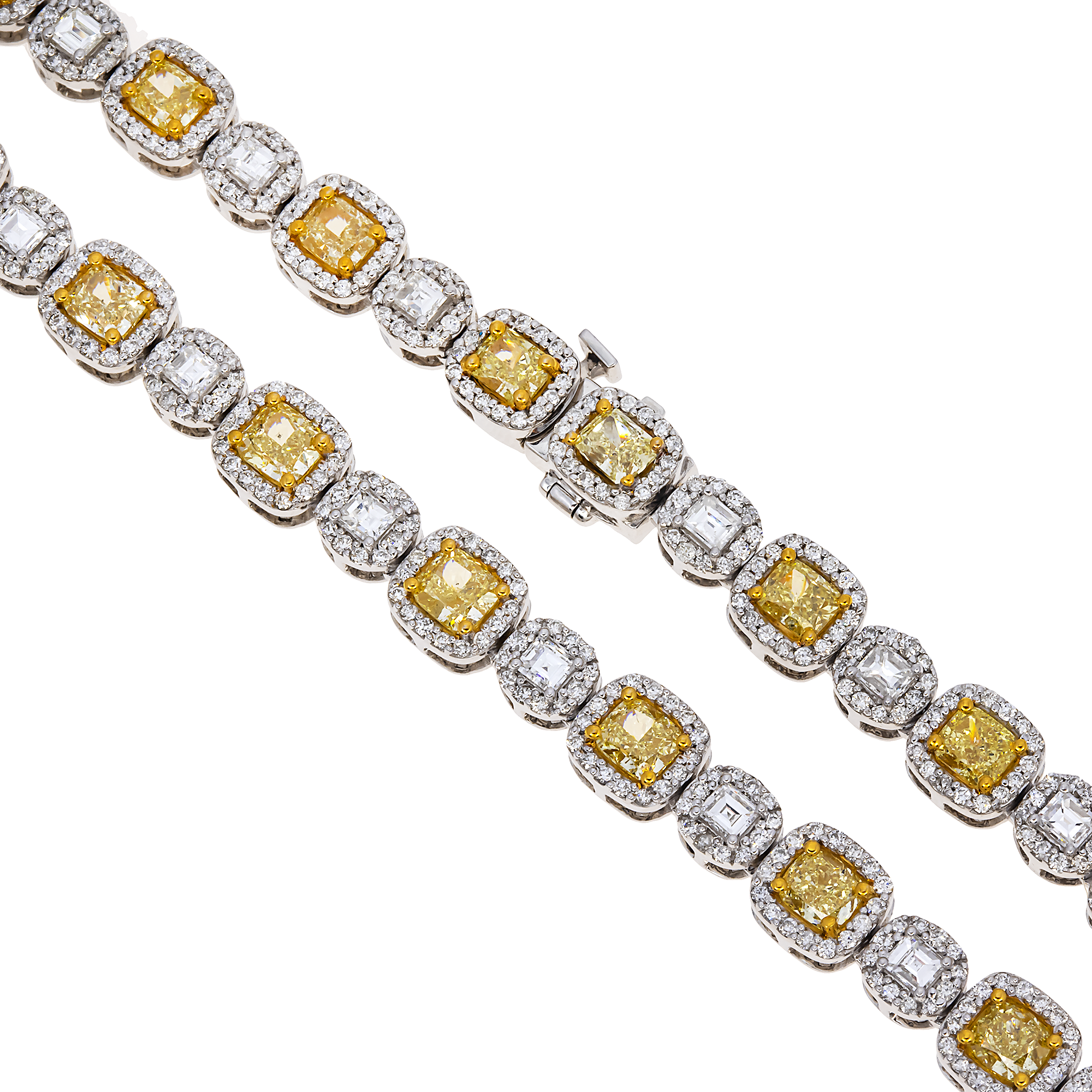 Lemonade Diamond Necklace, 14K White Gold (1 of 2) view 2