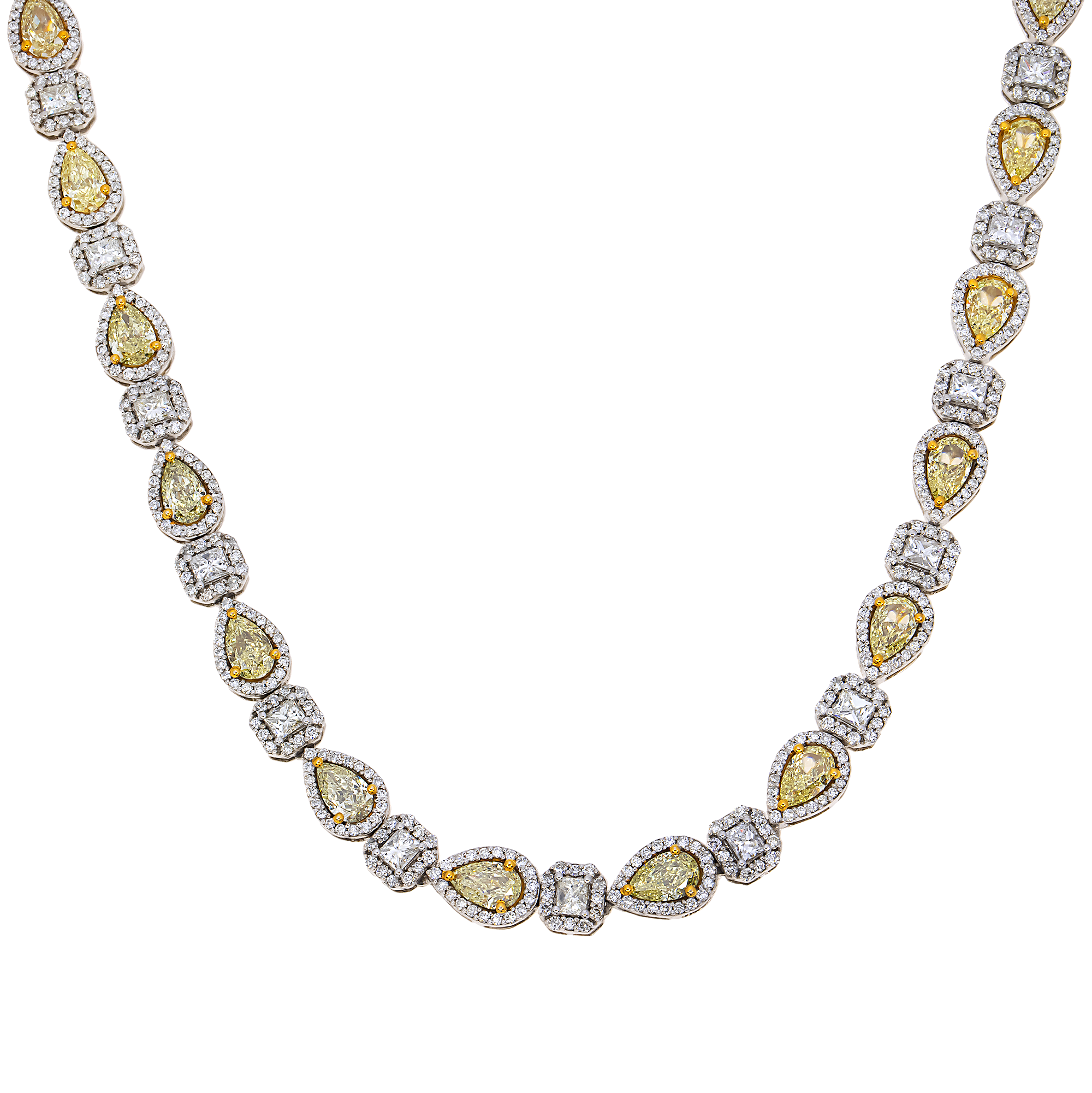 Lemonade Diamond Necklace, 14K White Gold (2 of 2)
