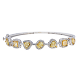 Fancy Yellow Diamond Bangle