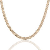 Mini Diamond Cuban Link, 14K Yellow Gold 5.31ct