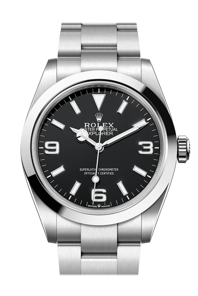 Rolex Explorer 40 Stainless Steel Black Dial Oyster Bracelet – 224270