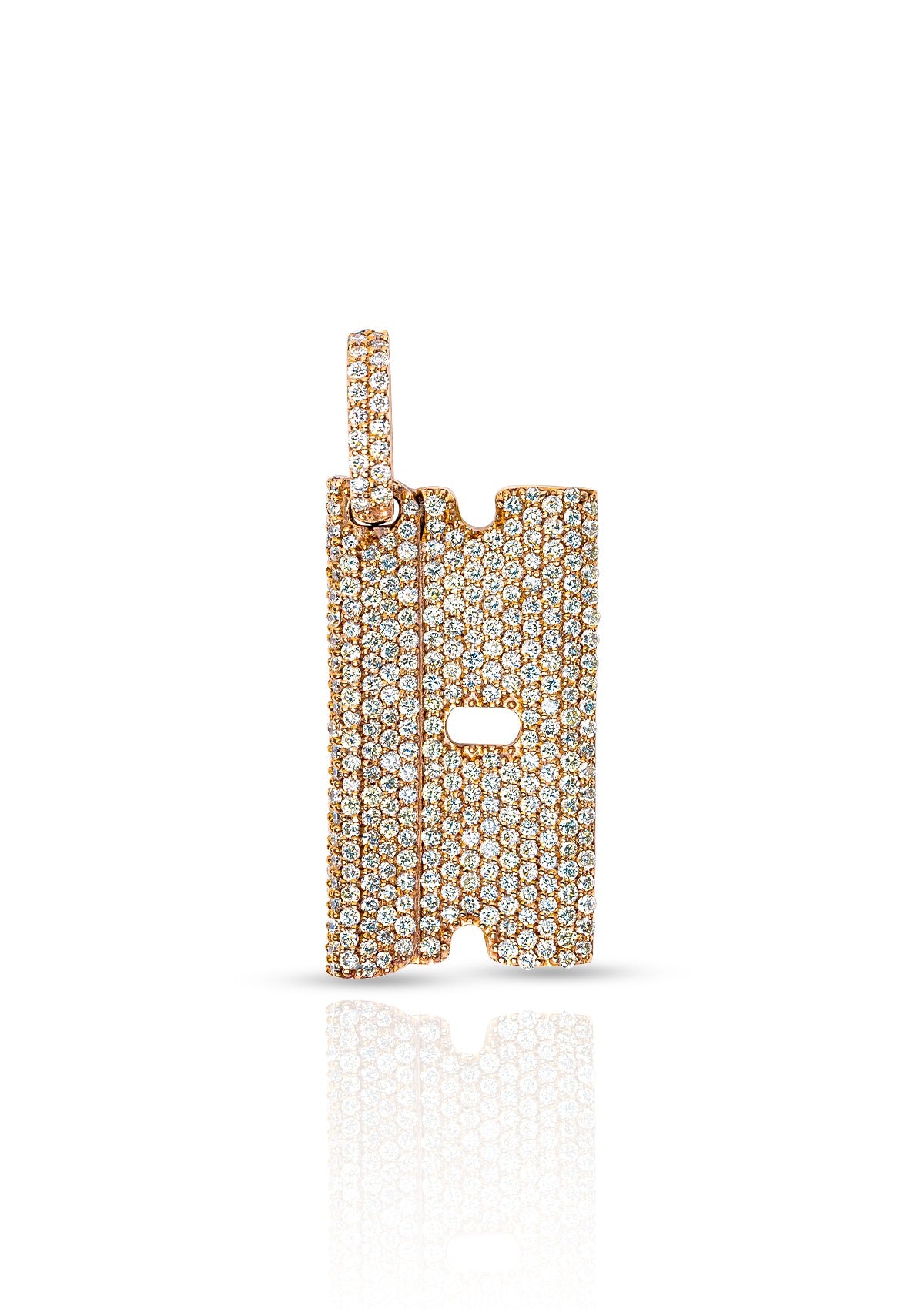 Diamond Razor Pendant