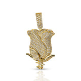 Diamond Rose Pendant