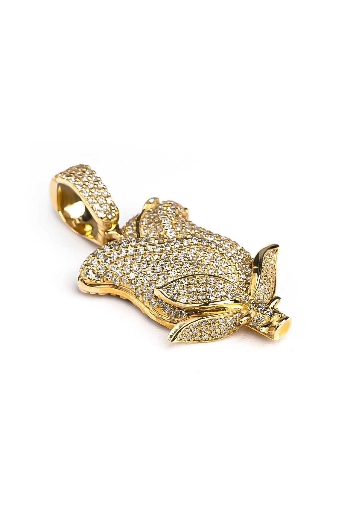 Diamond Rose Pendant view 2