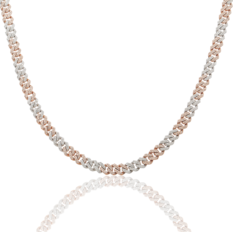 Mini Diamond Cuban Link, 10K 5.31ct