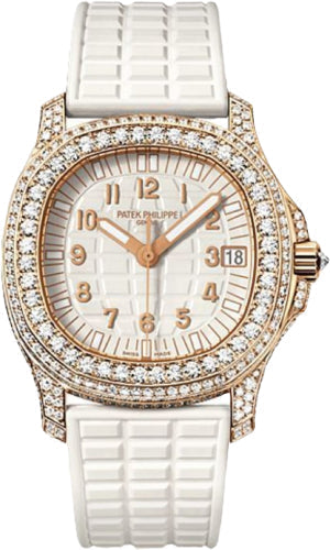 Patek Philippe Aquanaut Luce 40mm Rose Gold White Dial Diamond Bezel – 5069R-001