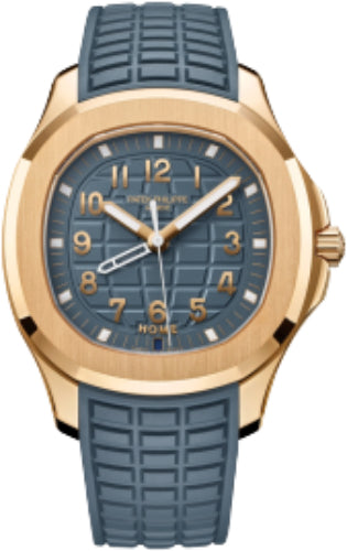 Patek Philippe Aquanaut Travel Time Rose Gold Blue-Gray Dial – 5269R-001