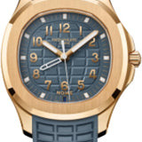 Patek Philippe Aquanaut Travel Time Rose Gold Blue-Gray Dial – 5269R-001