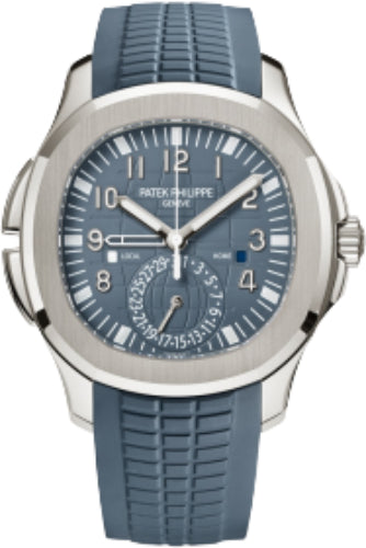 Patek Philippe Aquanaut Travel Time White Gold Blue-Gray Dial – 5164G-001